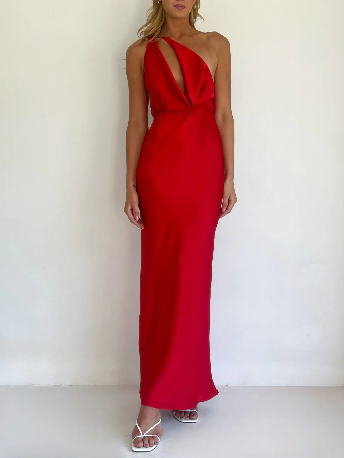 By Nicola Lucia Maxi Dress in Red - Image 9