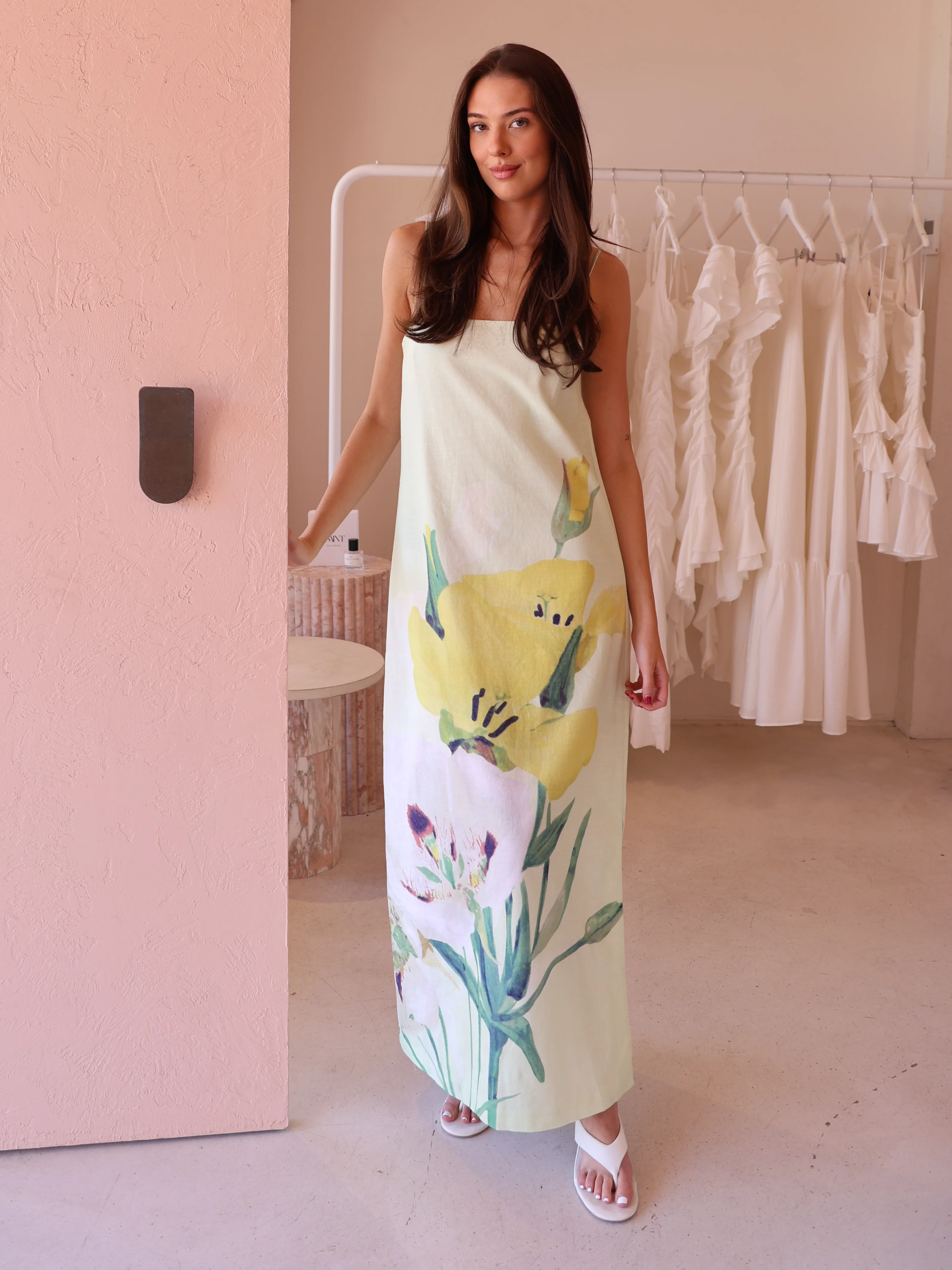 By Nicola Lyla Relaxed Maxi Dress in Fiori - Image 10