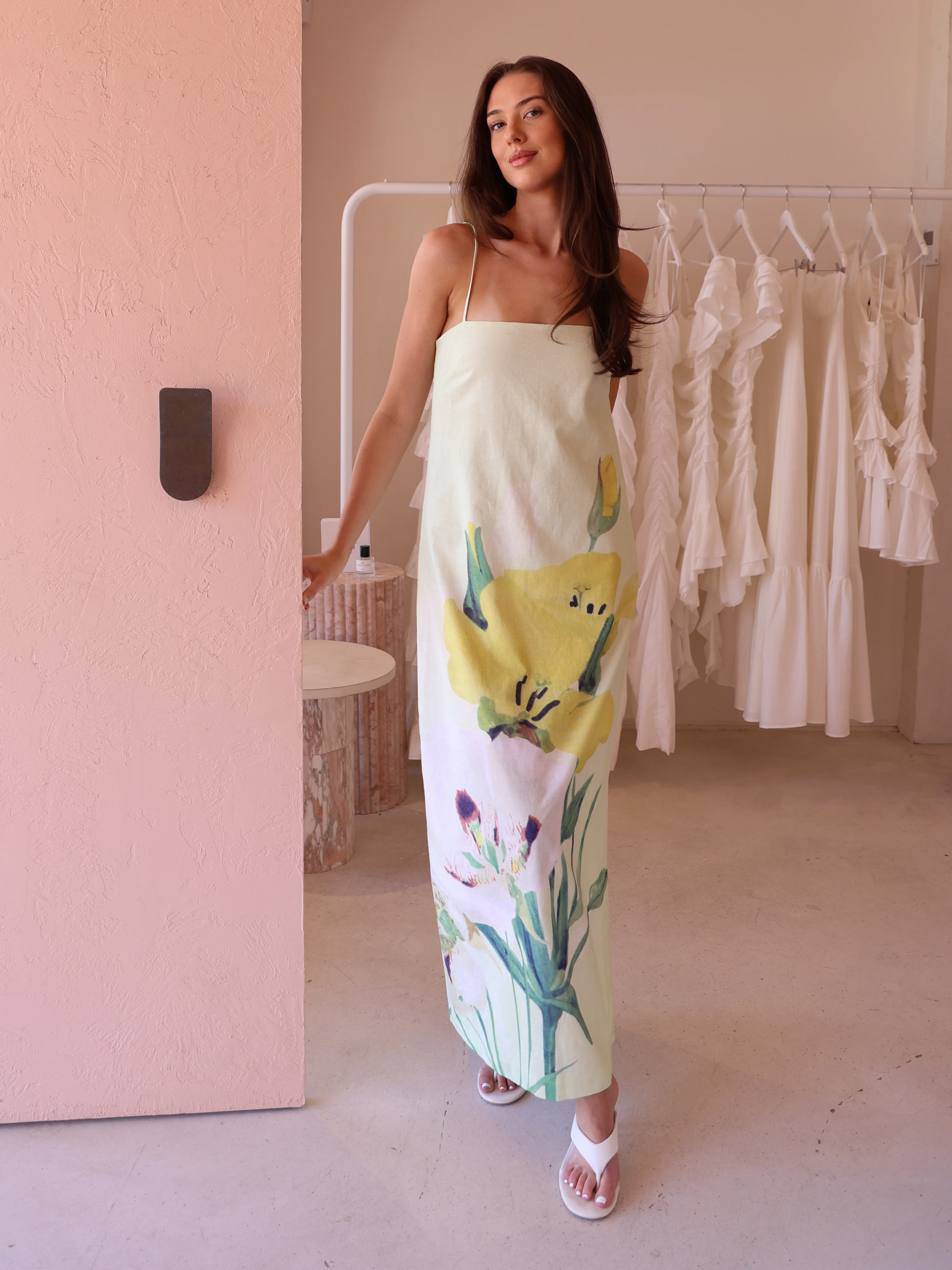 By Nicola Lyla Relaxed Maxi Dress in Fiori - Image 3