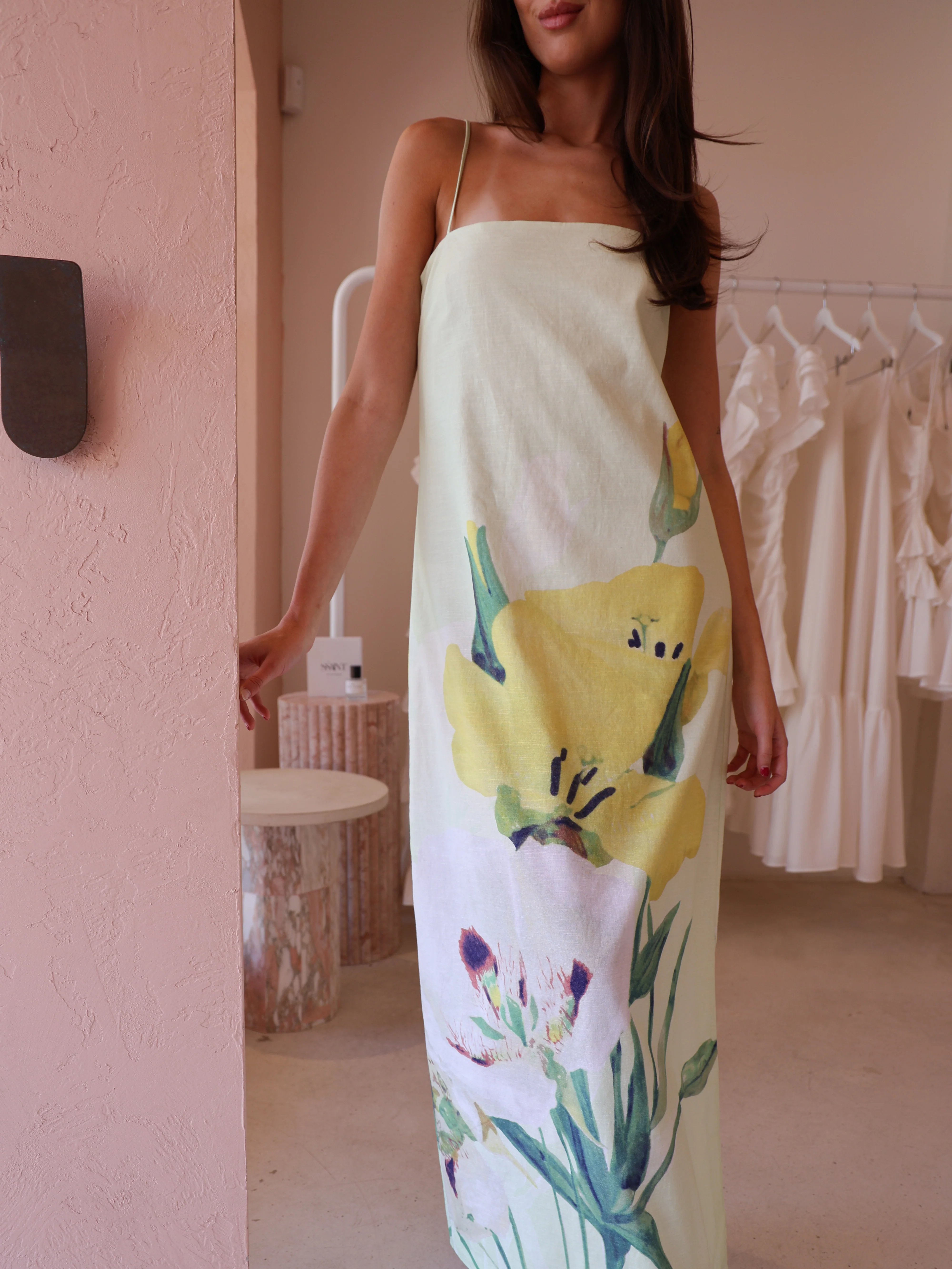By Nicola Lyla Relaxed Maxi Dress in Fiori - Image 7