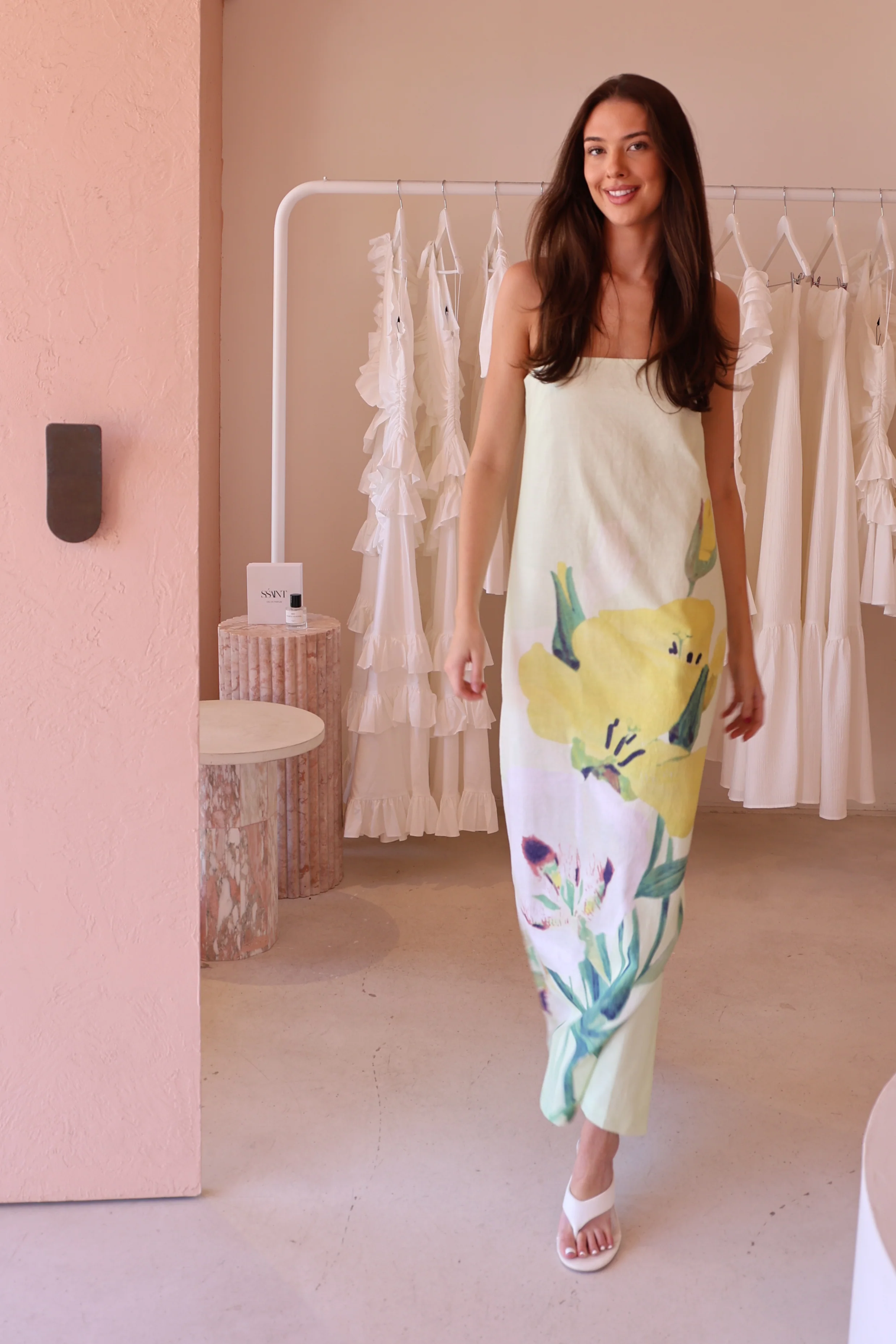 By Nicola Lyla Relaxed Maxi Dress in Fiori - Image 8
