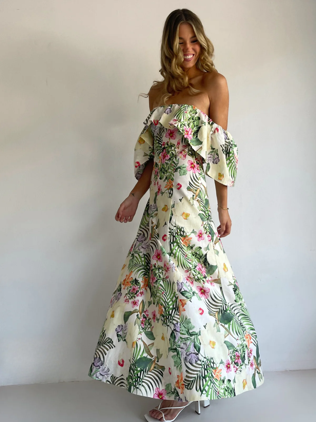 By Nicola Paradiso Maxi Dress in Fleur Tropicale - Image 3