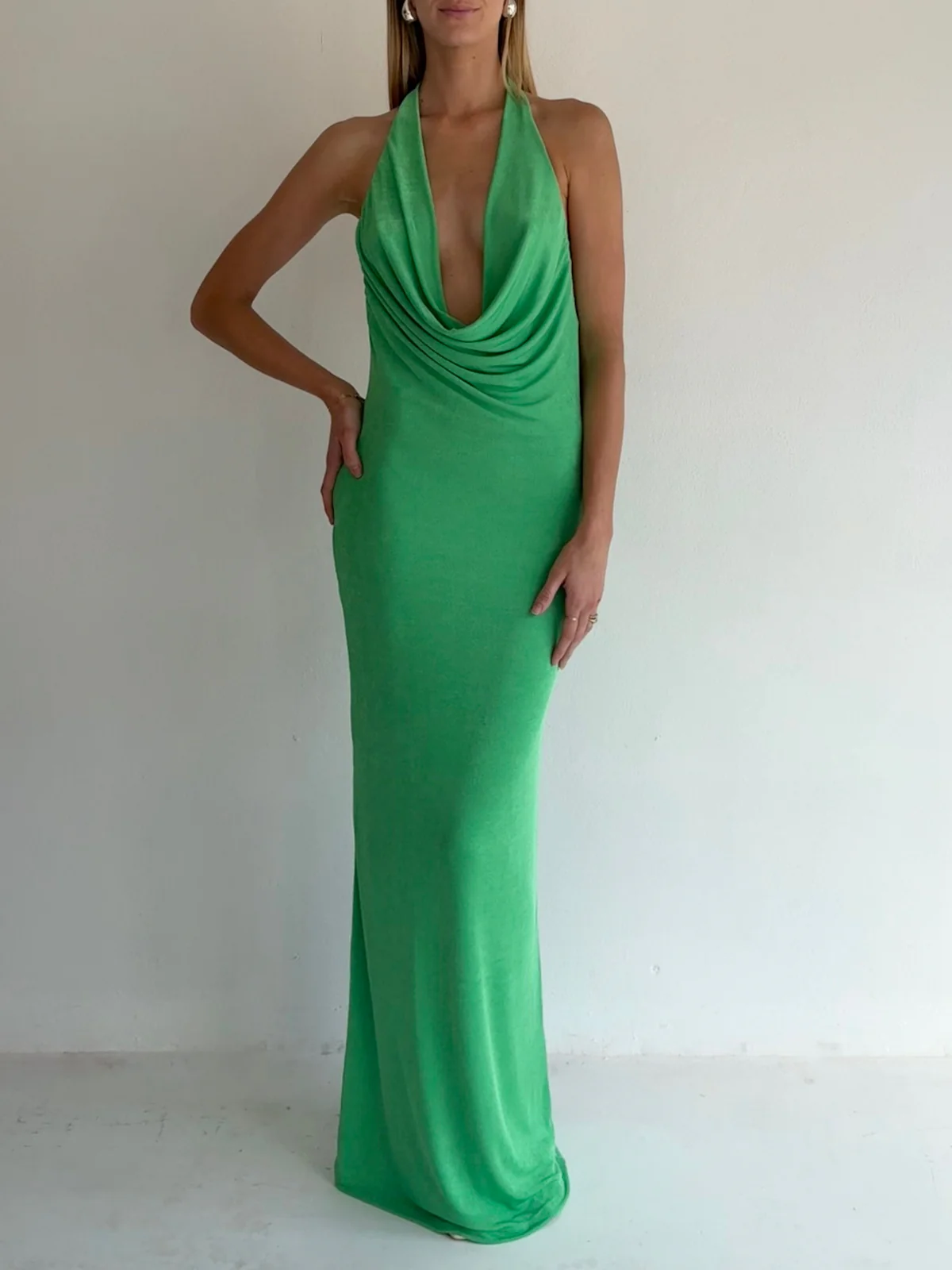 By Nicola Riley Maxi Dress in Green