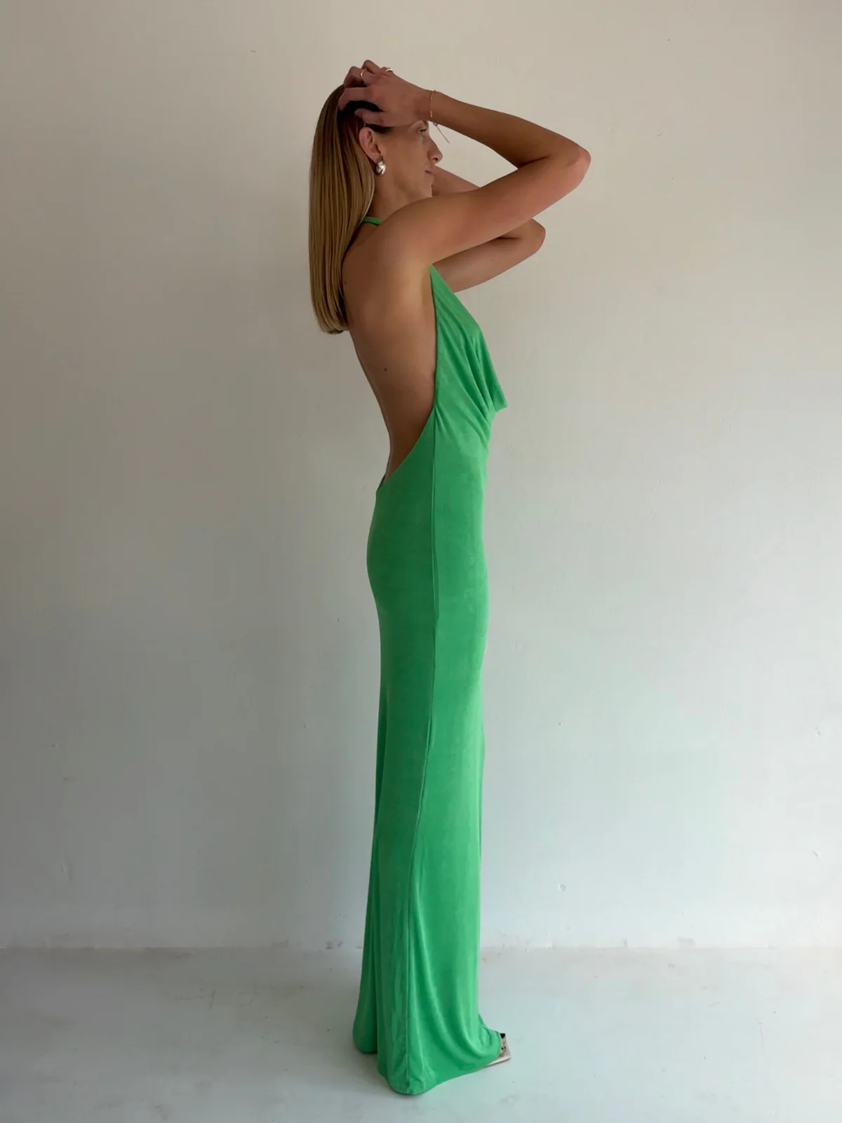 By Nicola Riley Maxi Dress in Green - Image 7
