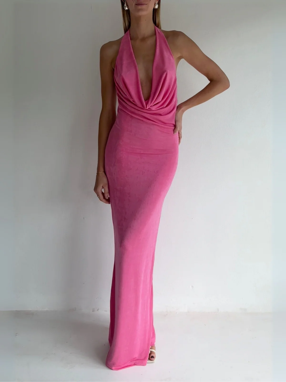 By Nicola Riley Maxi Dress in Pink