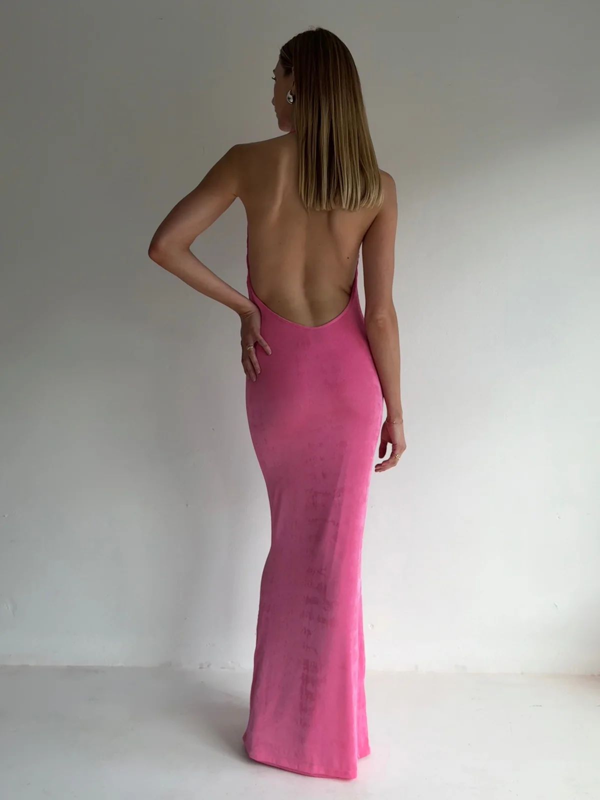 By Nicola Riley Maxi Dress in Pink - Image 4