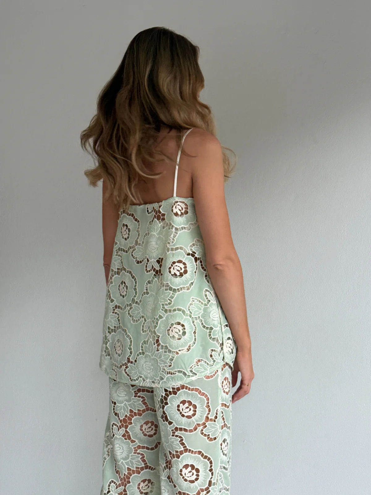 By Nicola Romily Cami in Mint Lace - Image 11