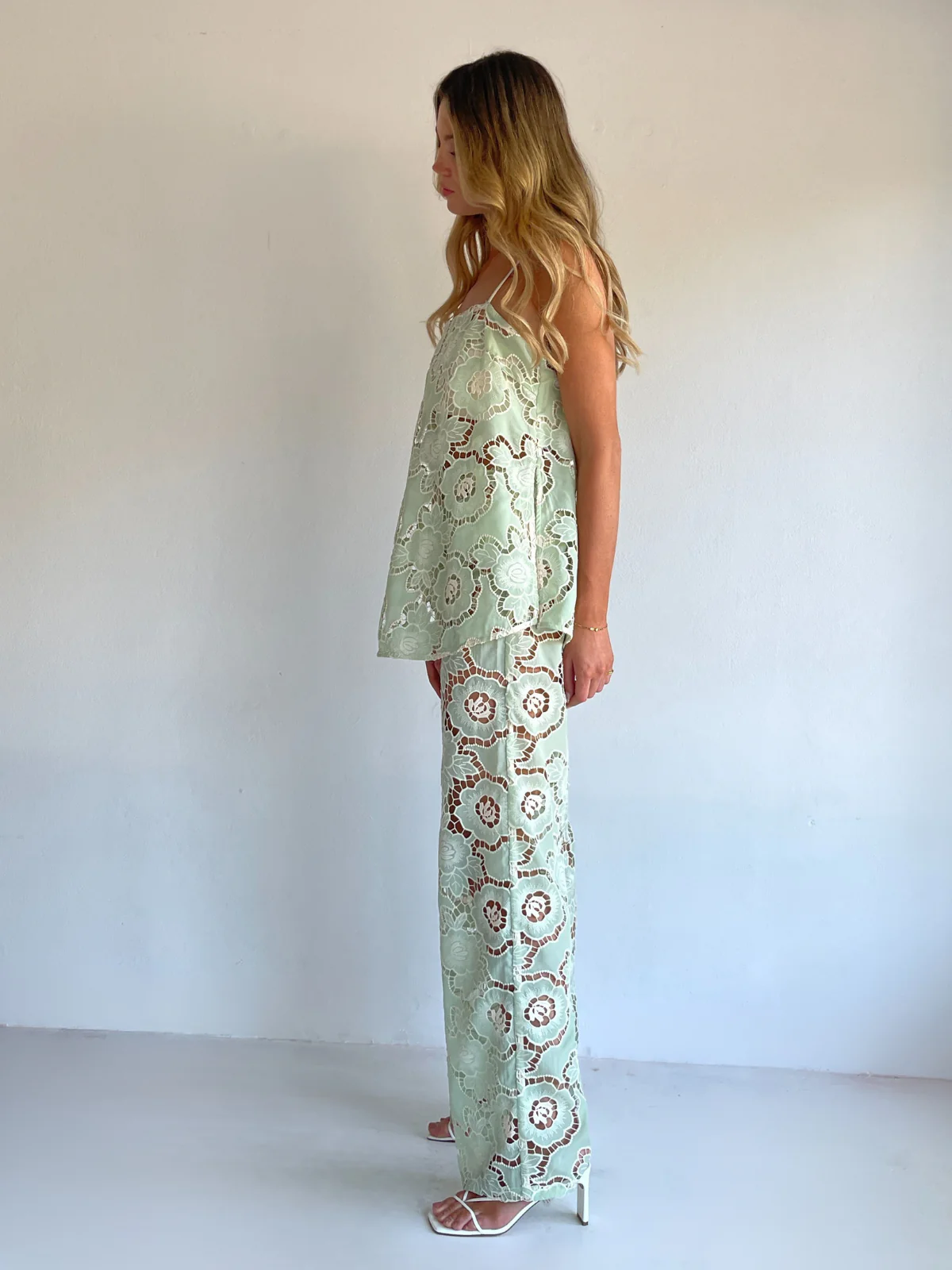 By Nicola Romily Pant in Mint Lace - Image 10