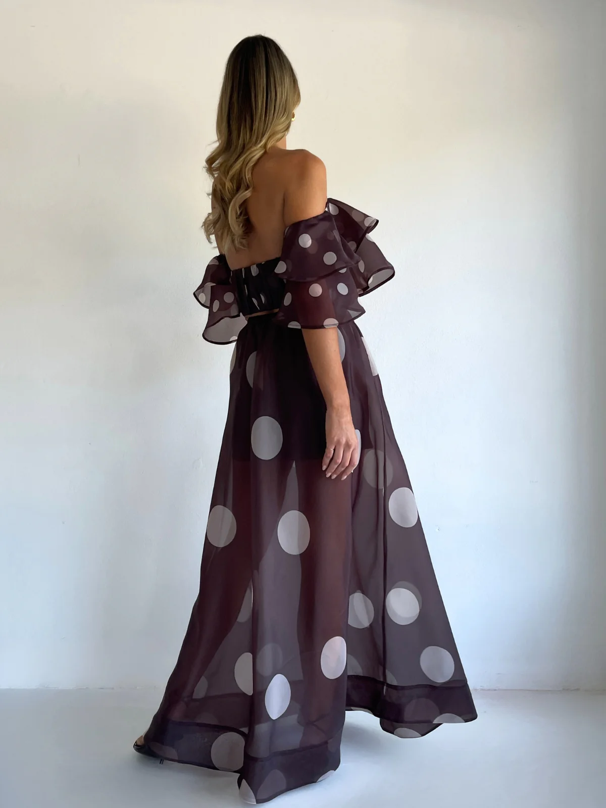 By Nicola Sibella Skirt in Chocolate Polka - Image 9