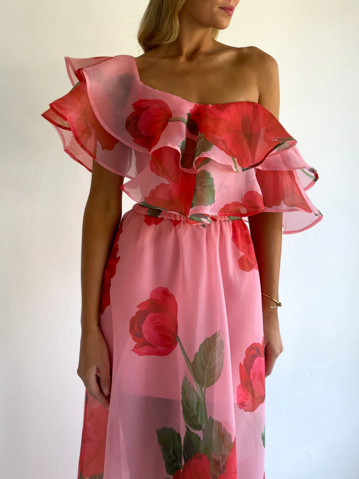 By Nicola Sibella Skirt in Raspberry Bloom - Image 10