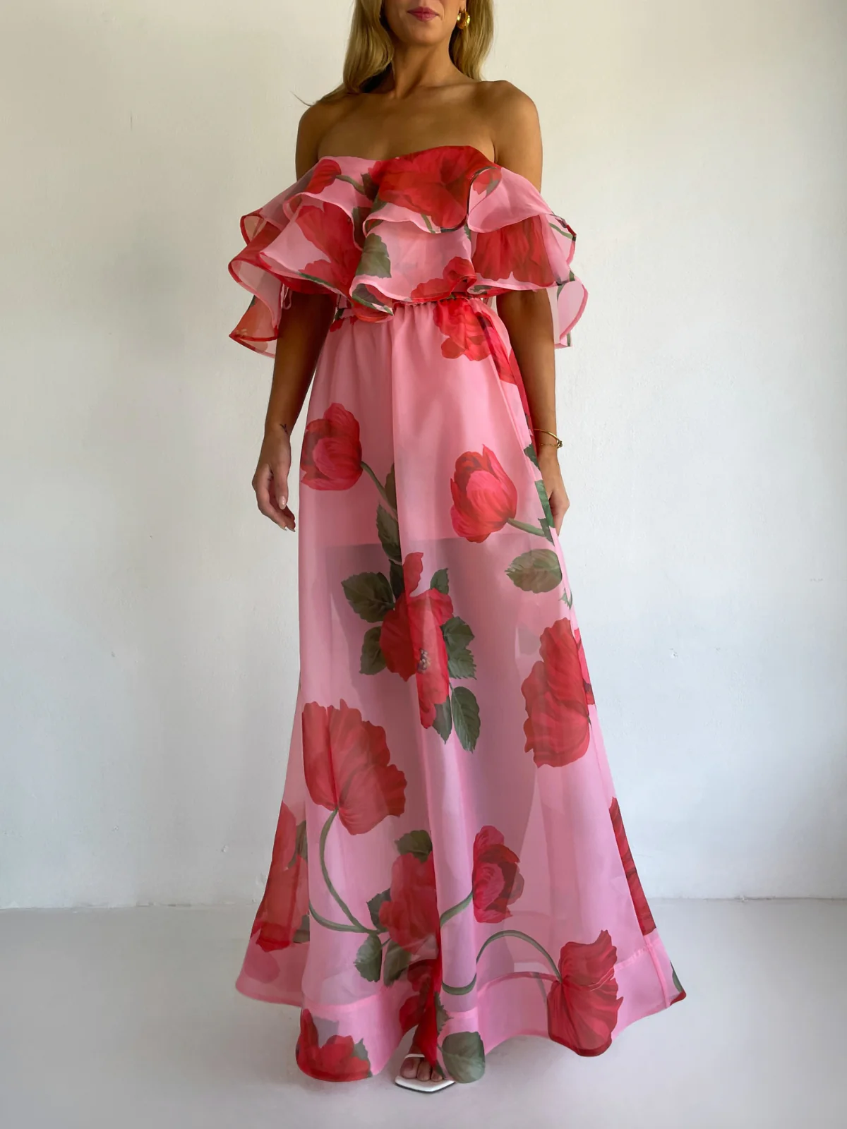 By Nicola Sibella Skirt in Raspberry Bloom - Image 13