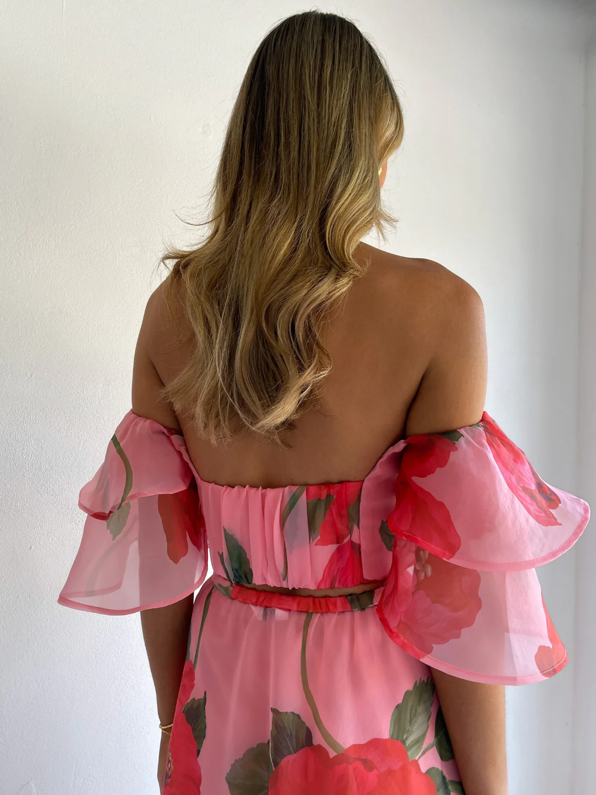 By Nicola Sibella Skirt in Raspberry Bloom - Image 4