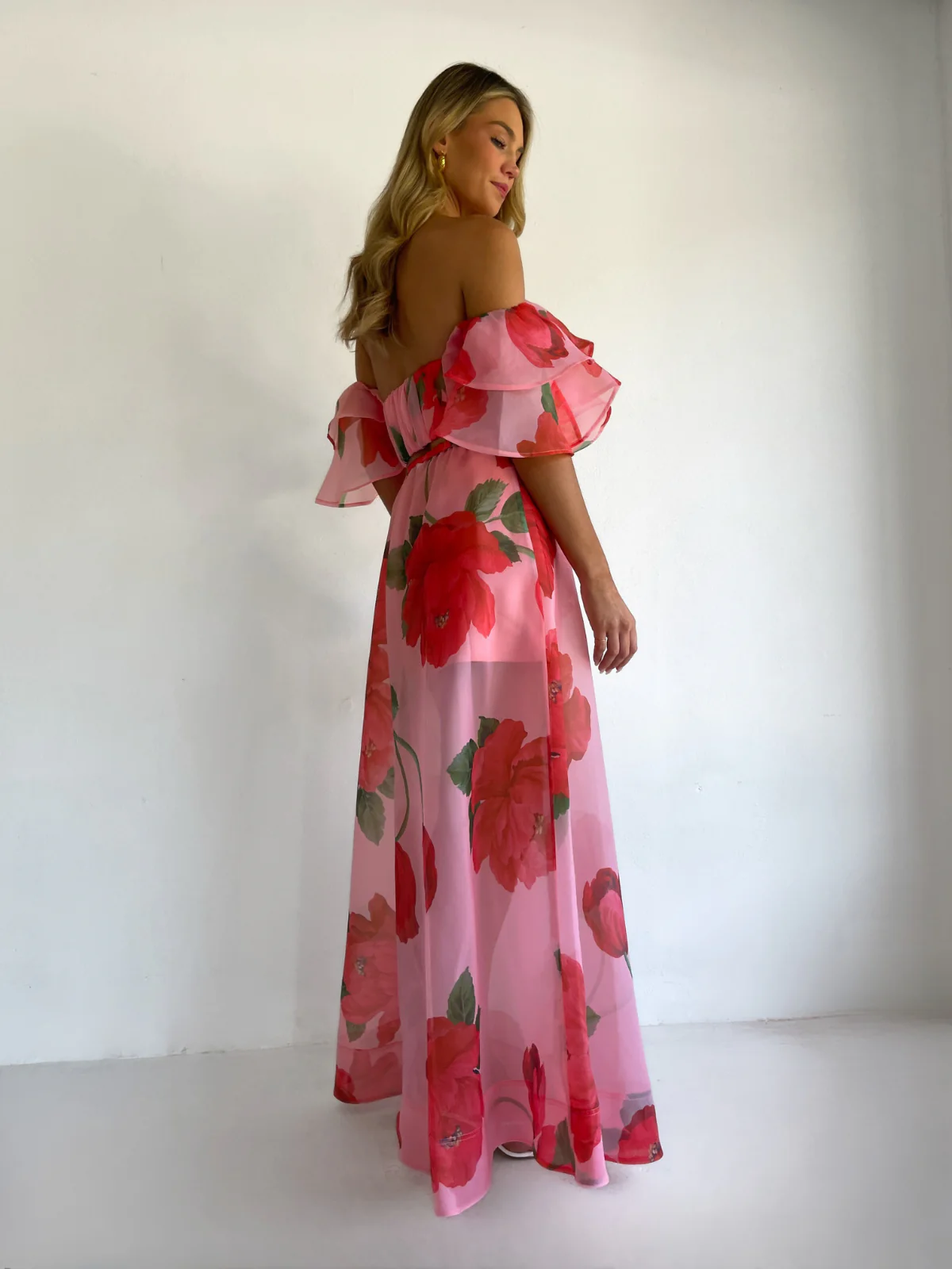 By Nicola Sibella Skirt in Raspberry Bloom - Image 5