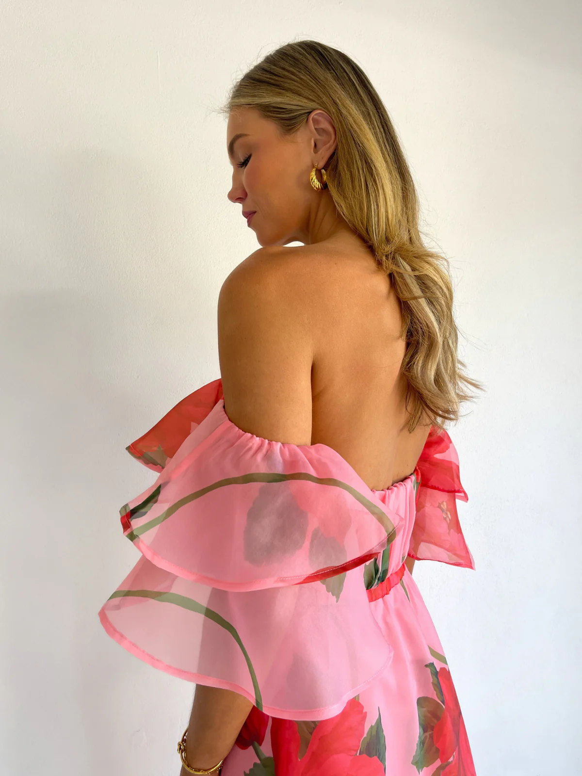 By Nicola Sibella Skirt in Raspberry Bloom - Image 8
