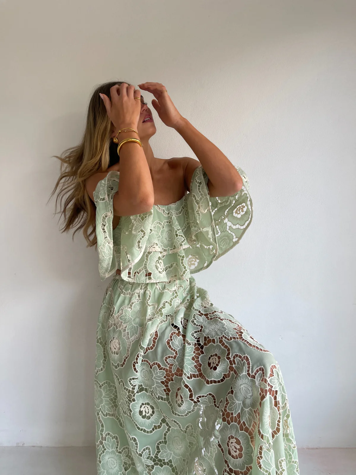By Nicola Sibella Top in Mint Lace - Image 7