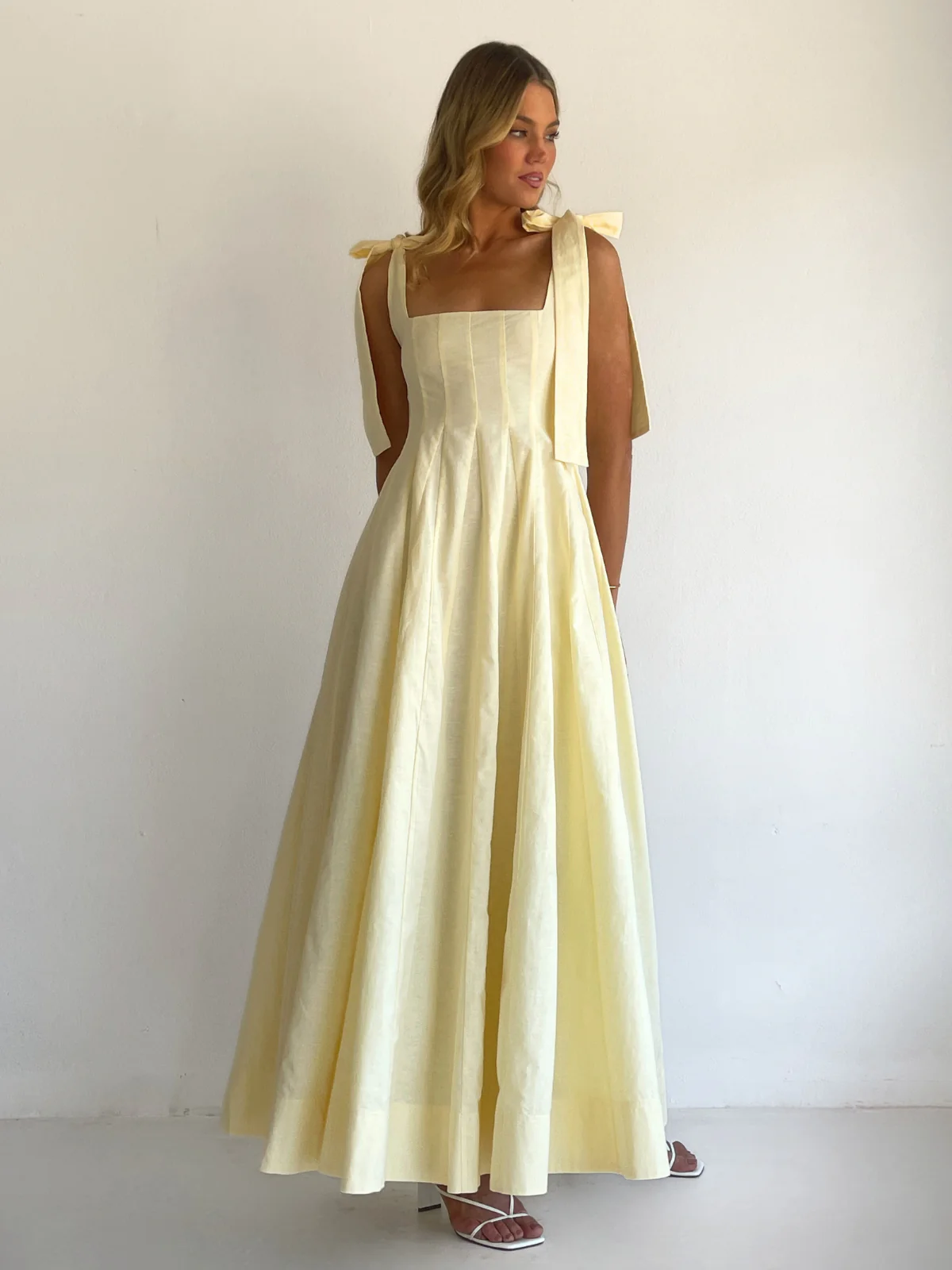 By Nicola Sienna Maxi Dress in Lemon - Image 10