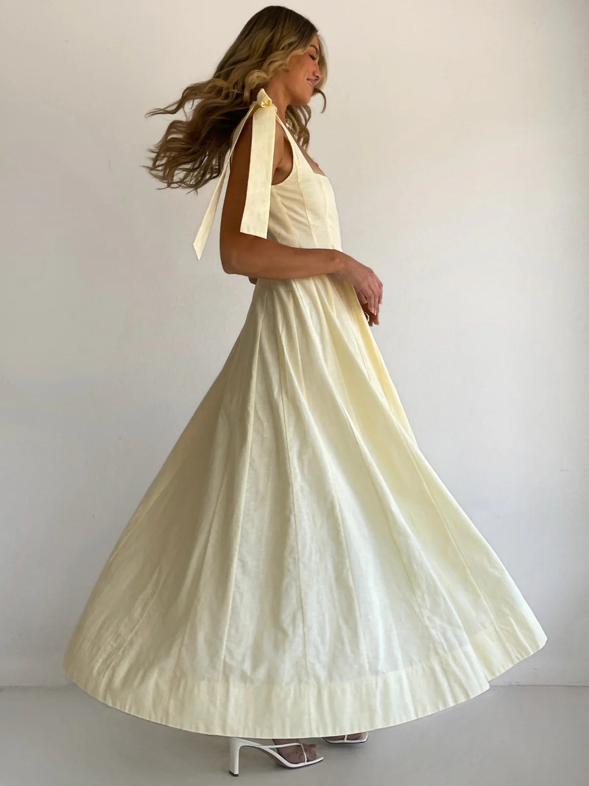 By Nicola Sienna Maxi Dress in Lemon - Image 12