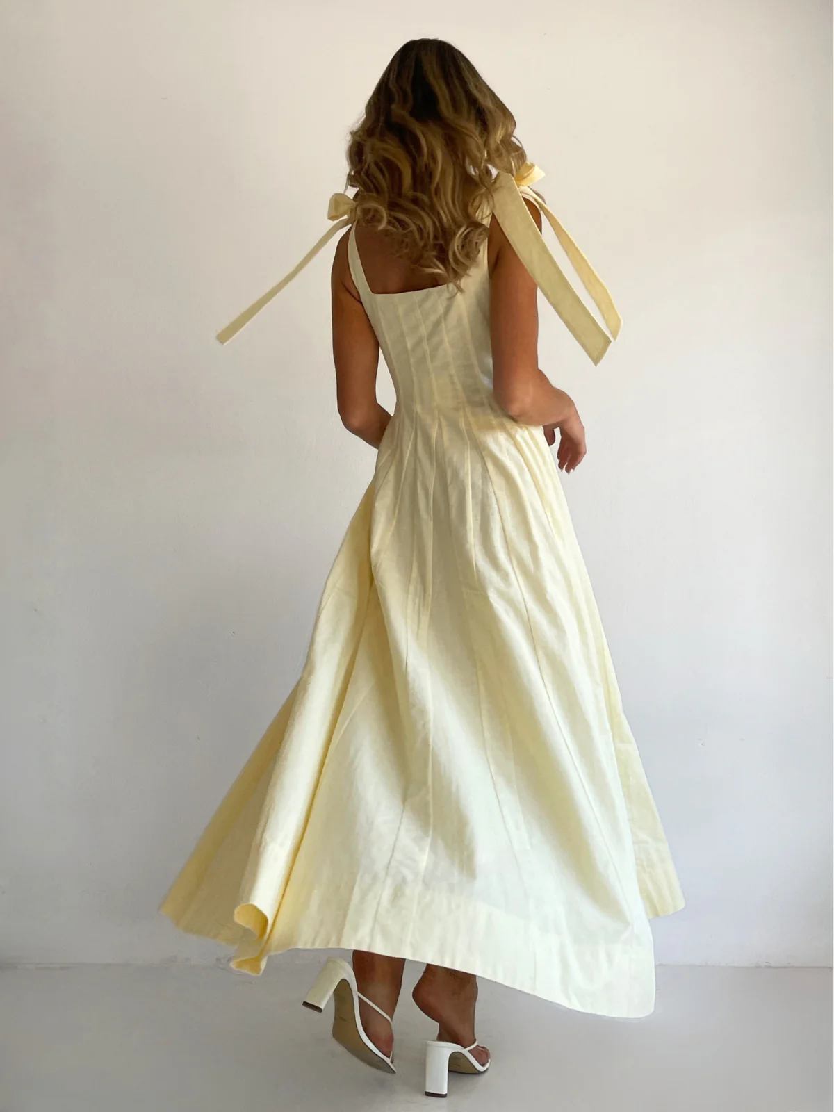 By Nicola Sienna Maxi Dress in Lemon - Image 8
