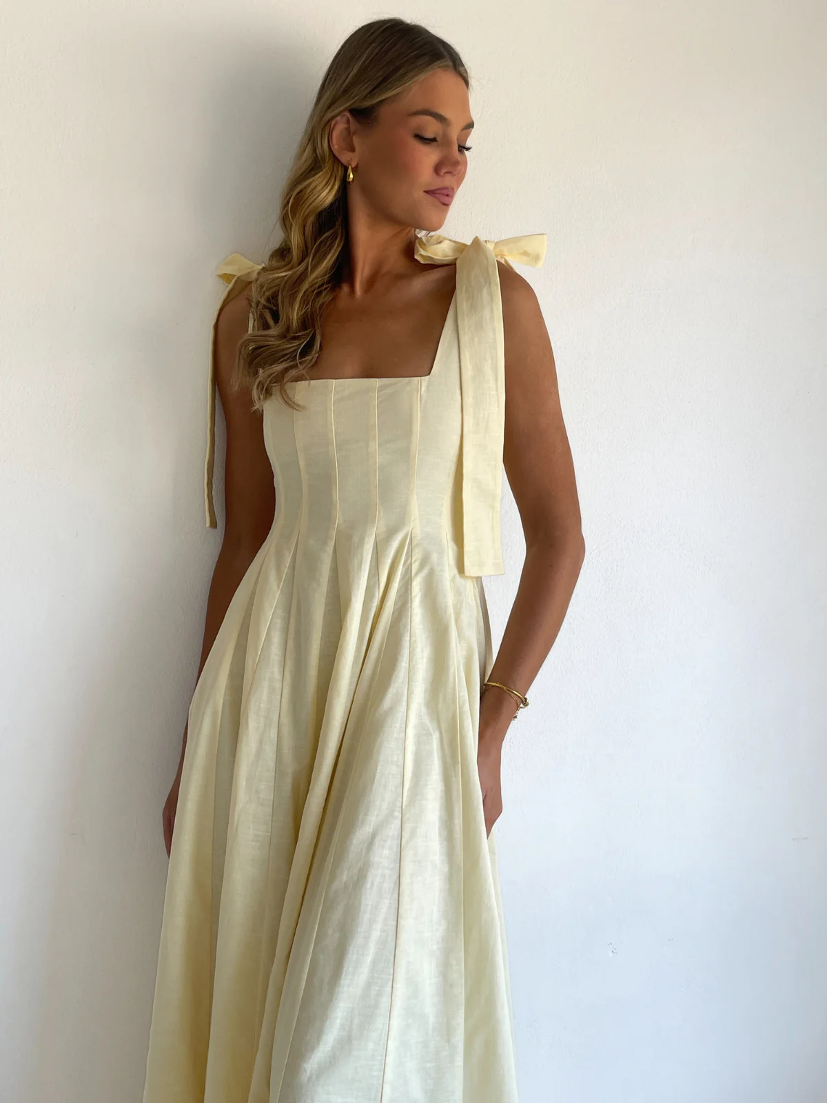By Nicola Sienna Maxi Dress in Lemon - Image 9