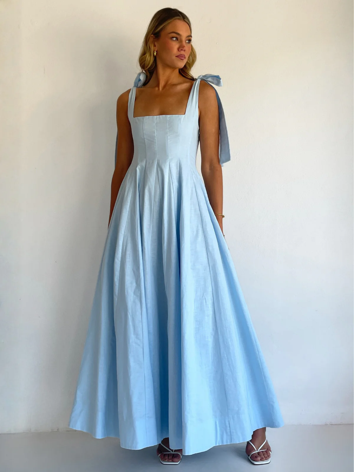 By Nicola Sienna Maxi Dress in Powder Blue - Image 11