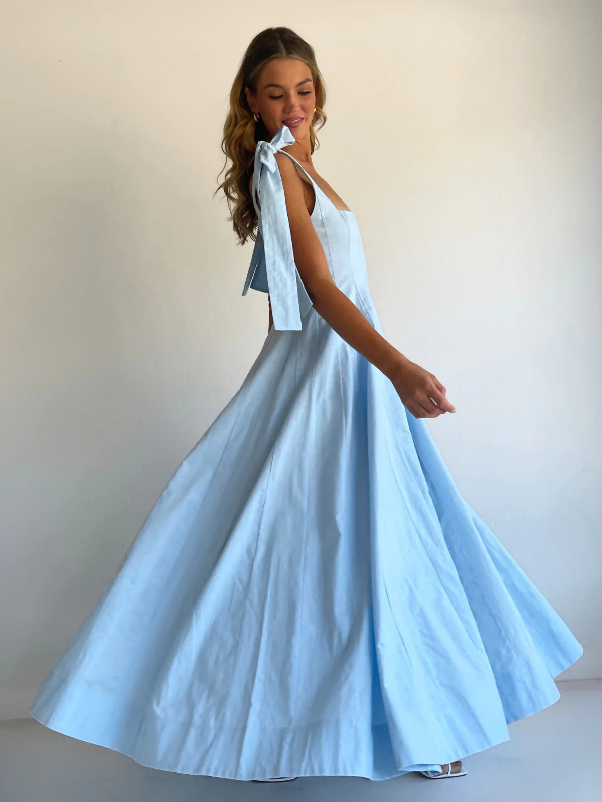 By Nicola Sienna Maxi Dress in Powder Blue - Image 15