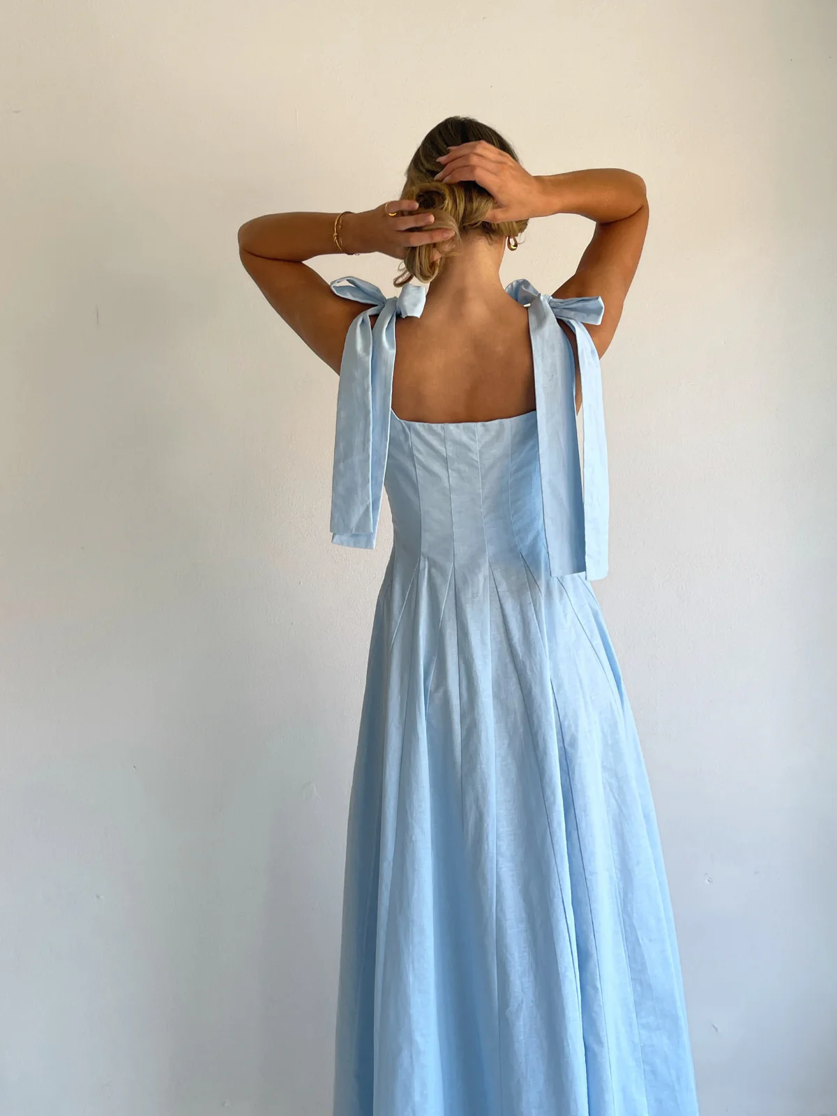 By Nicola Sienna Maxi Dress in Powder Blue - Image 5