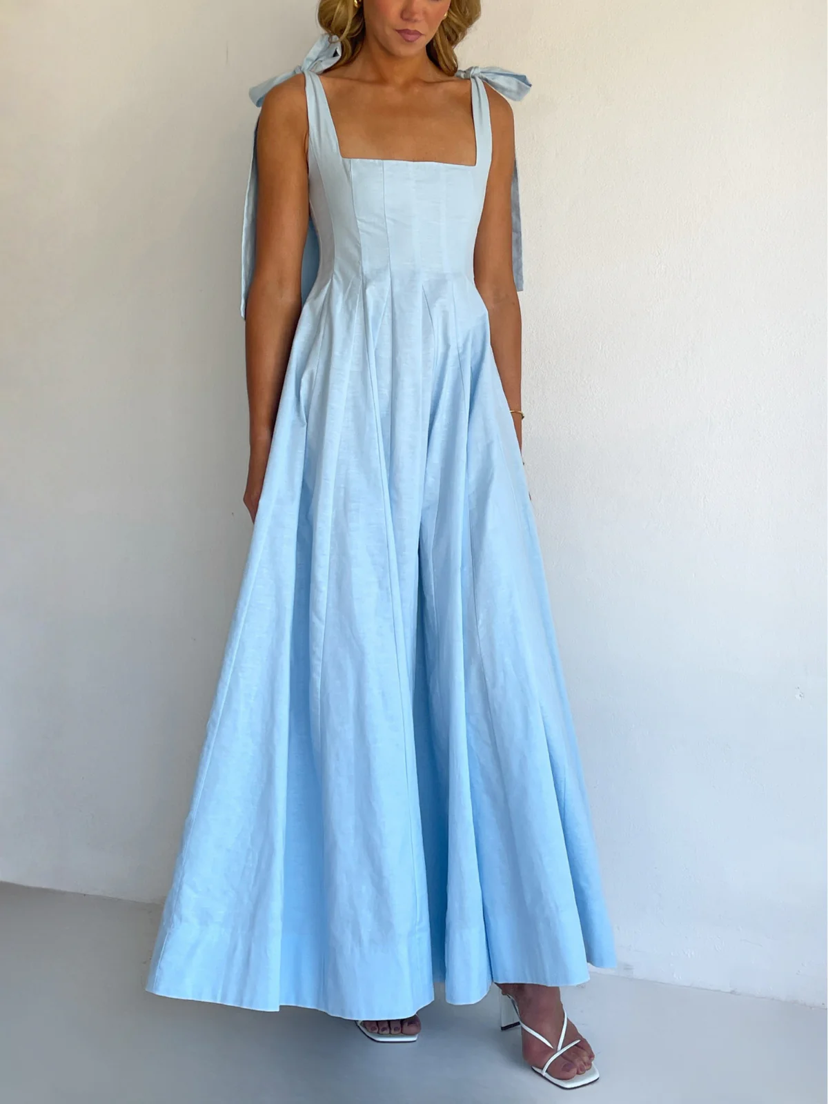 By Nicola Sienna Maxi Dress in Powder Blue - Image 7