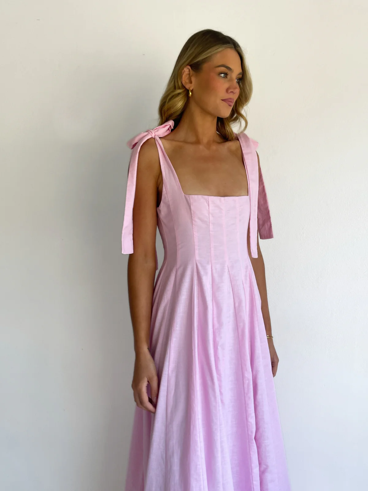 By Nicola Sienna Maxi Dress in Powder Pink - Image 13