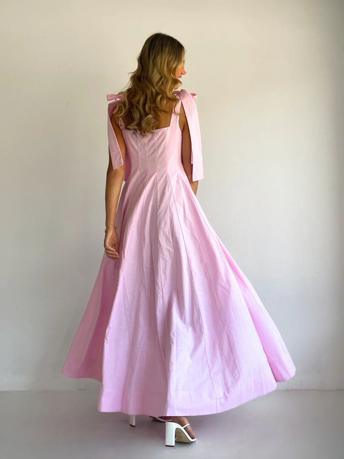 By Nicola Sienna Maxi Dress in Powder Pink - Image 7