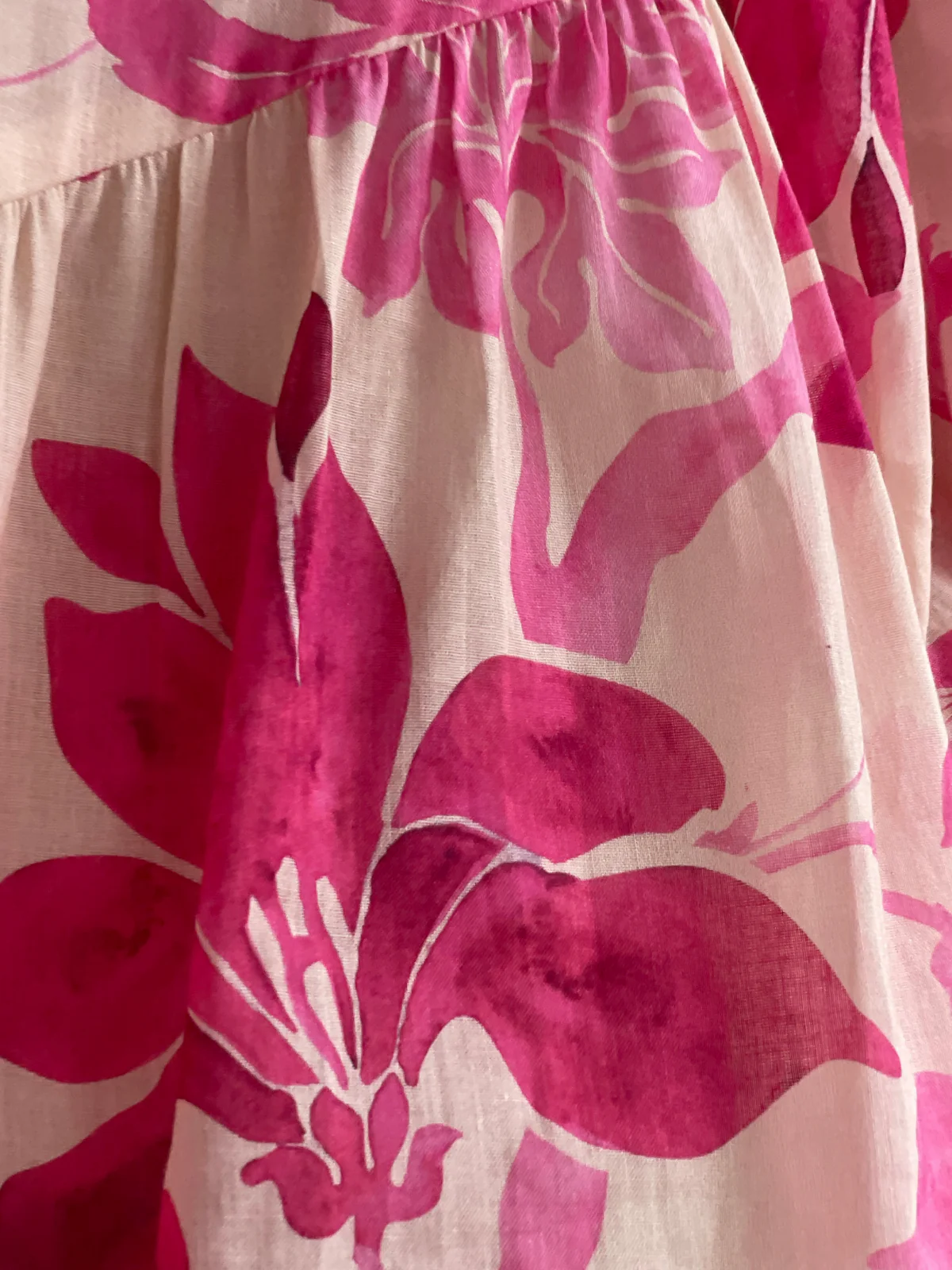 By Nicola Vita Off Shoulder Mini Dress in Potpourri - Image 5