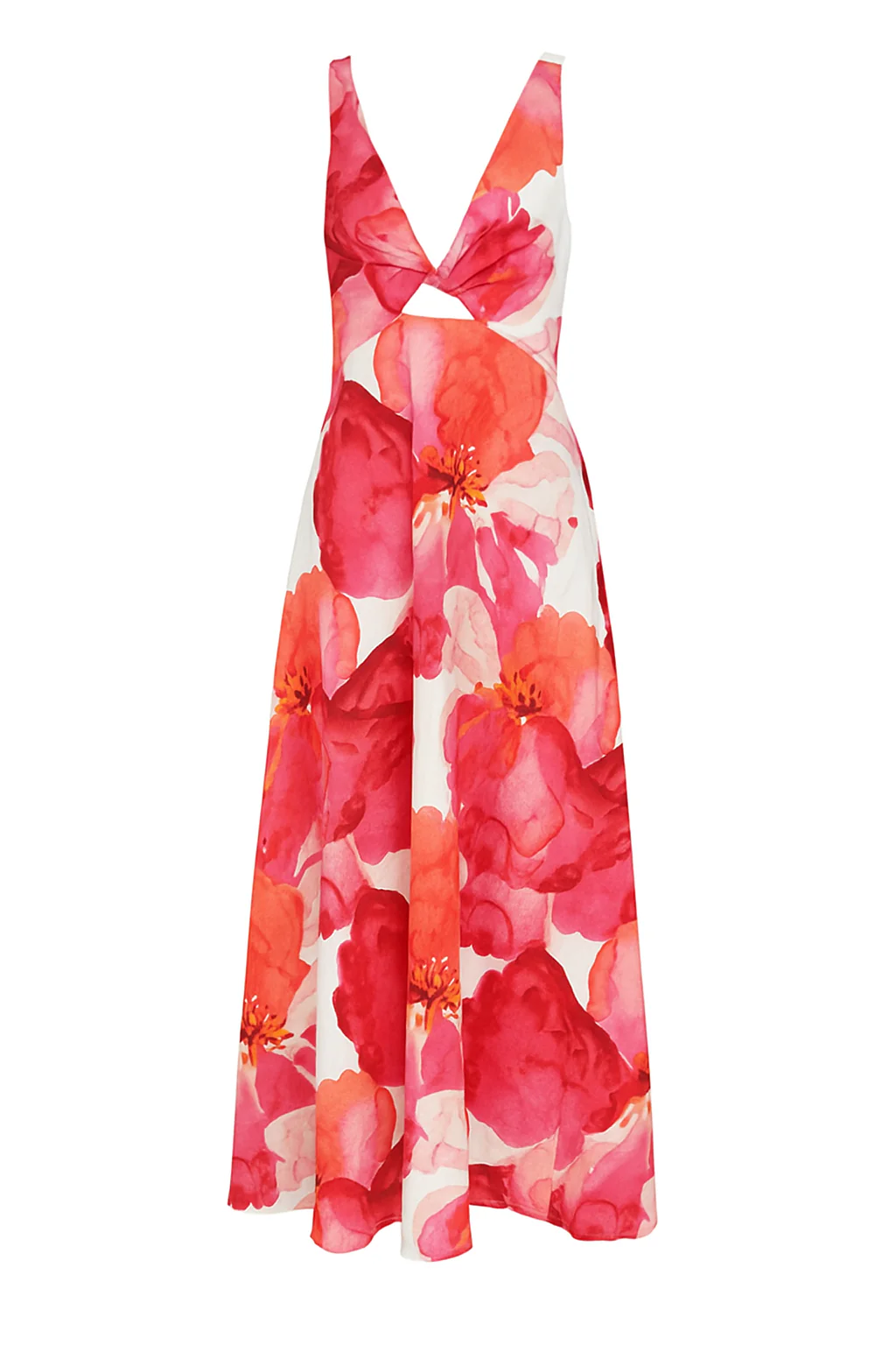 Issy Blue Skies Dress in Pink Floral - Image 2