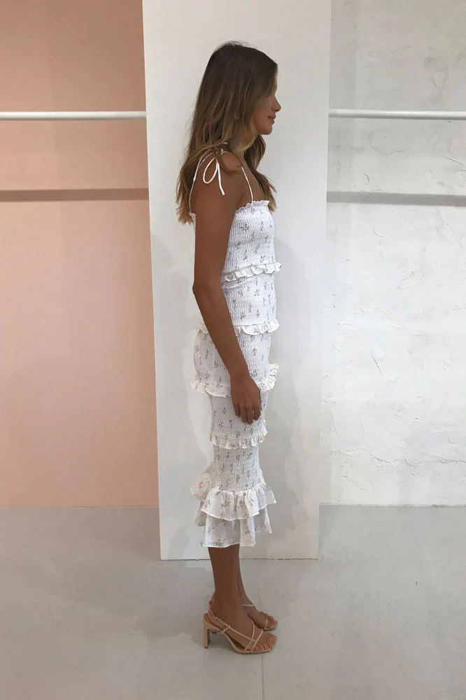 Issy Camille Midi Dress in Spring Time - Image 3