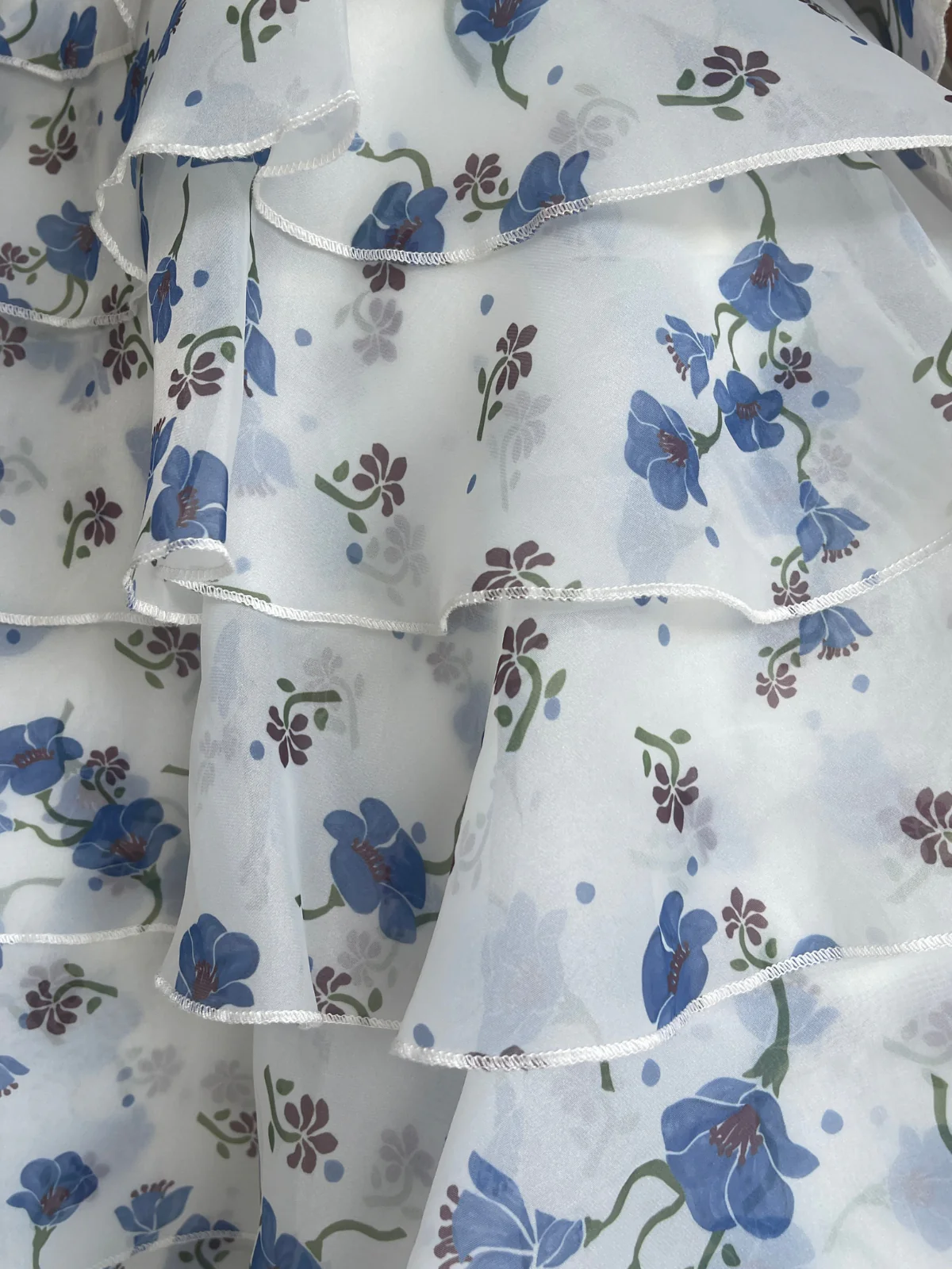 Issy Celeste Mini Dress in Blue Bell - Image 9