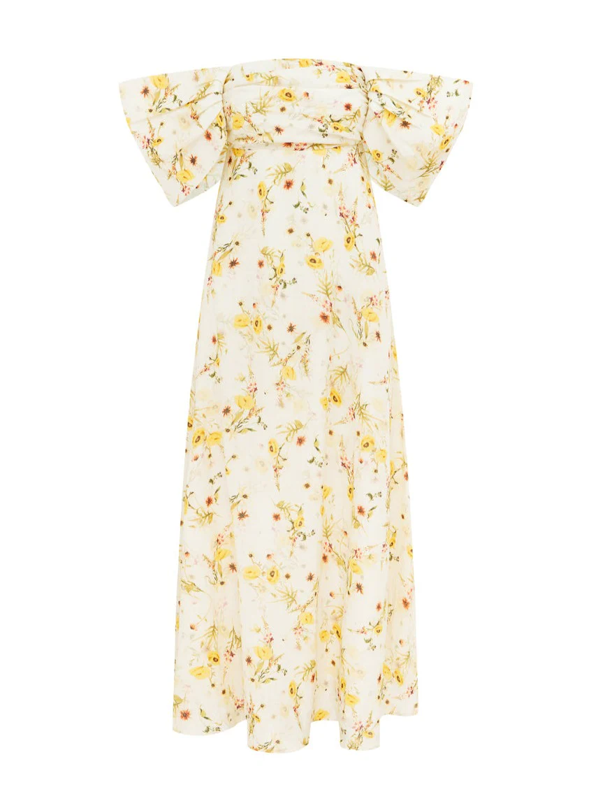 Issy Circles Dress in Yellow Poppy - Image 10