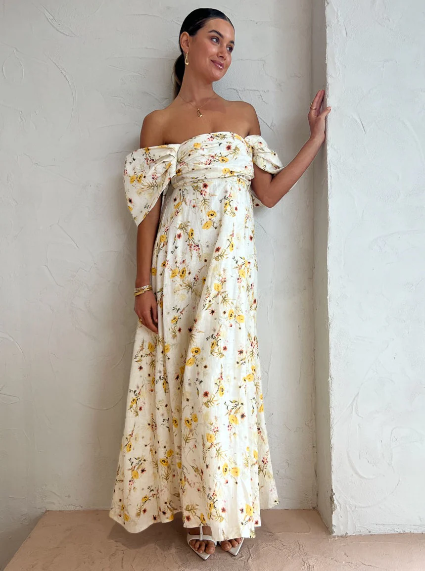 Issy Circles Dress in Yellow Poppy - Image 6