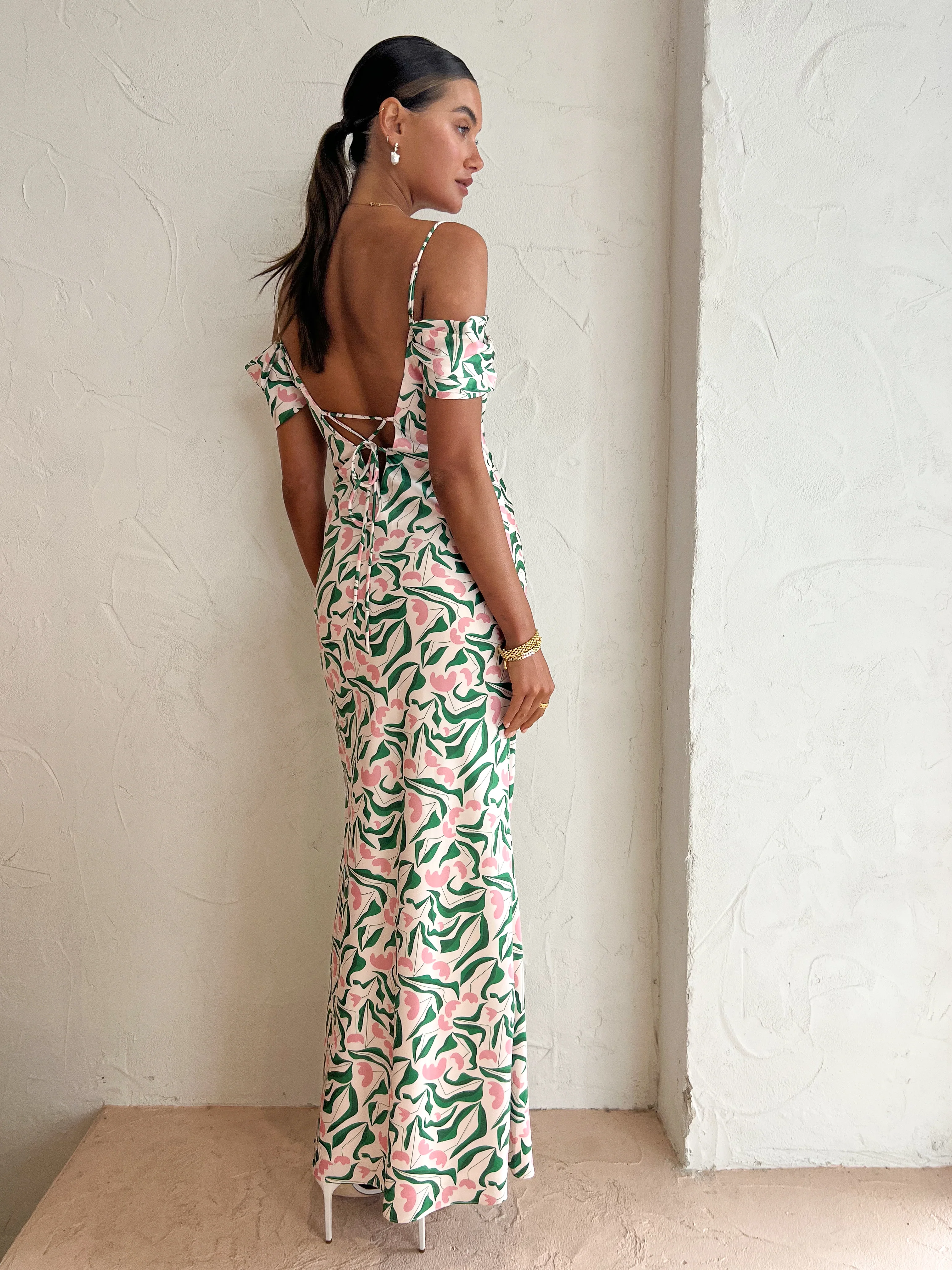 Issy Daphne Dress in Tulips - Image 4