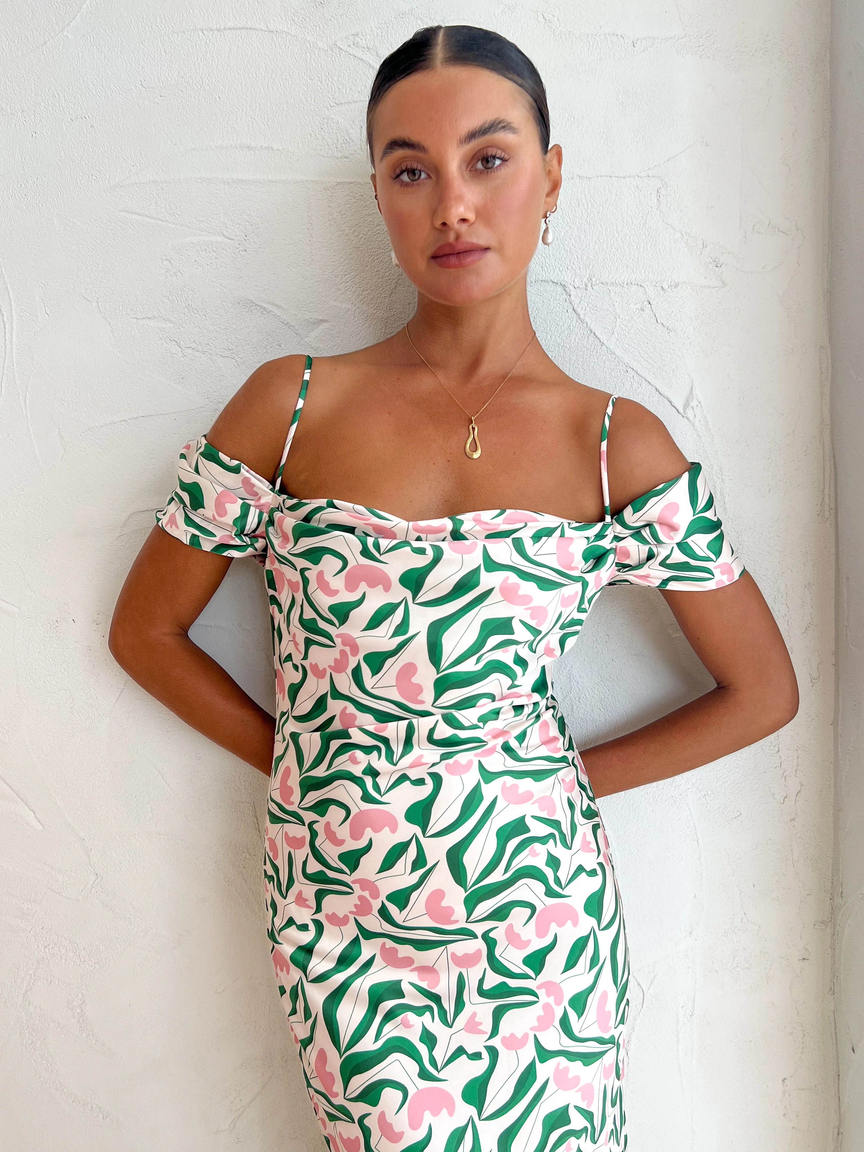 Issy Daphne Dress in Tulips - Image 6