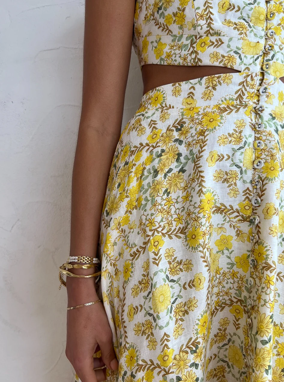 Issy Duet Dress in Flower Crown - Image 9