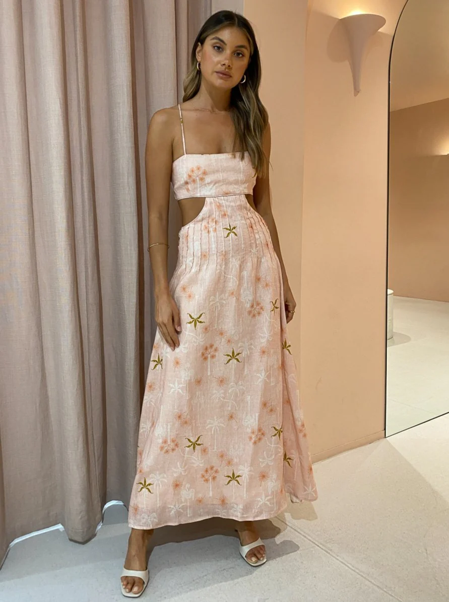 Issy Eveylyn Dress in Palm Beach