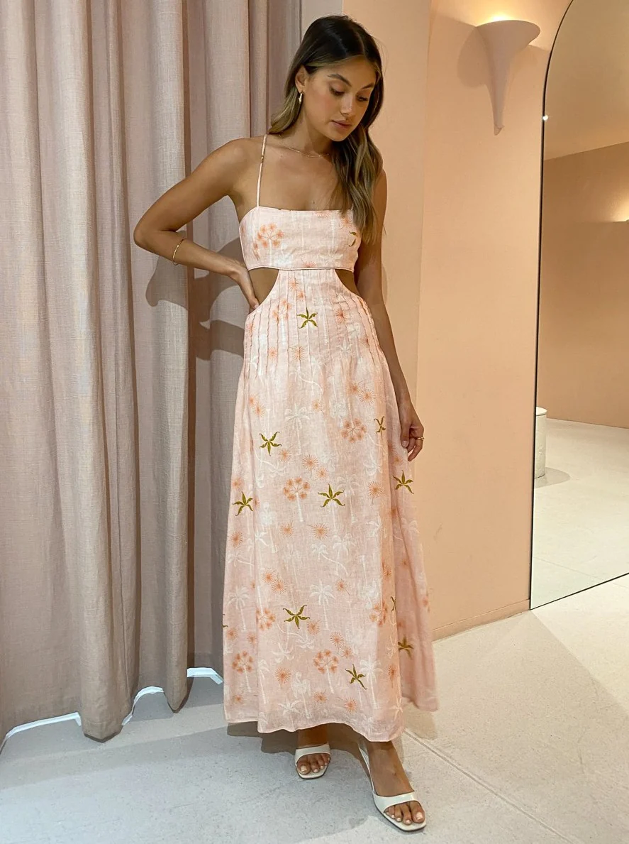 Issy Eveylyn Dress in Palm Beach - Image 2