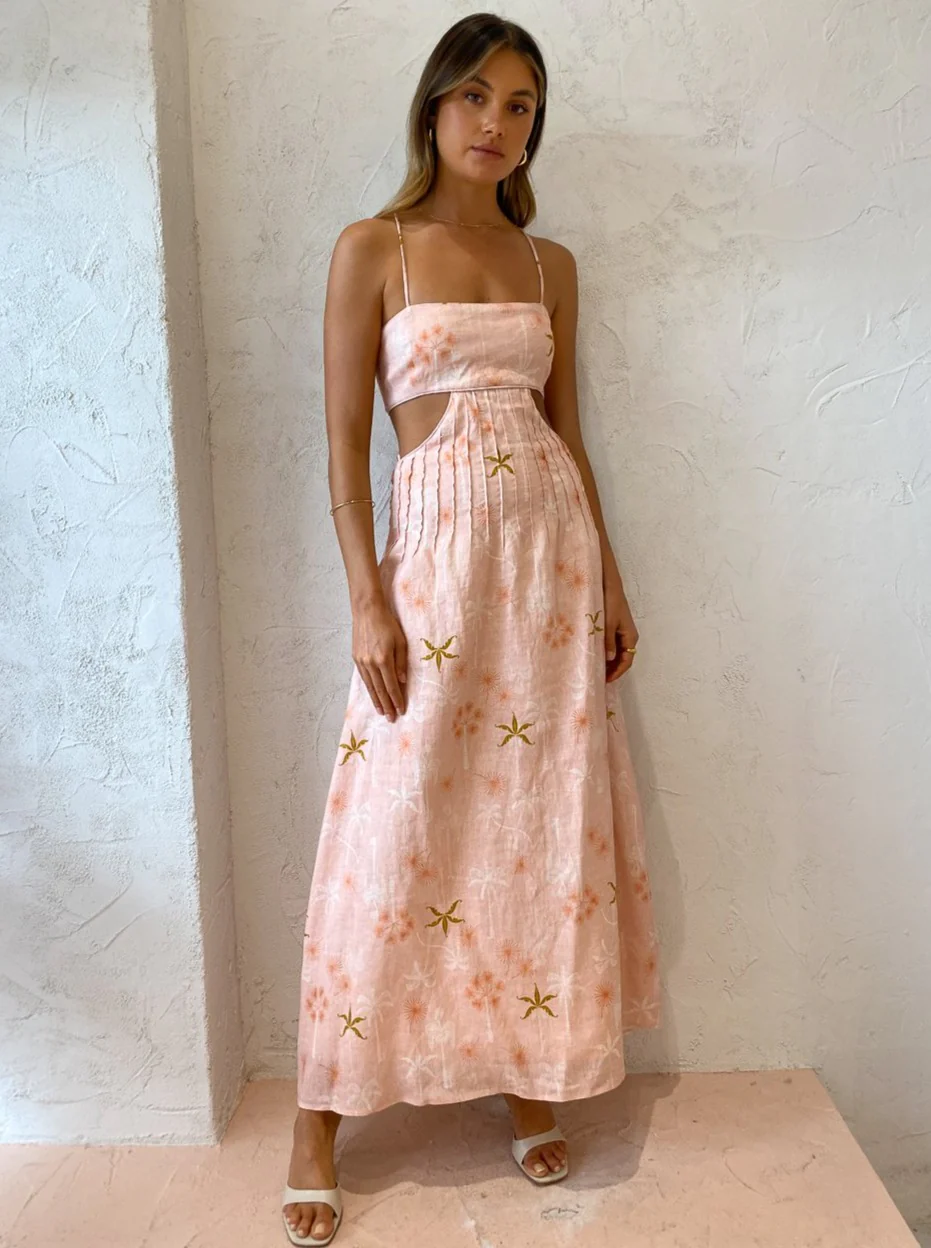 Issy Eveylyn Dress in Palm Beach - Image 8
