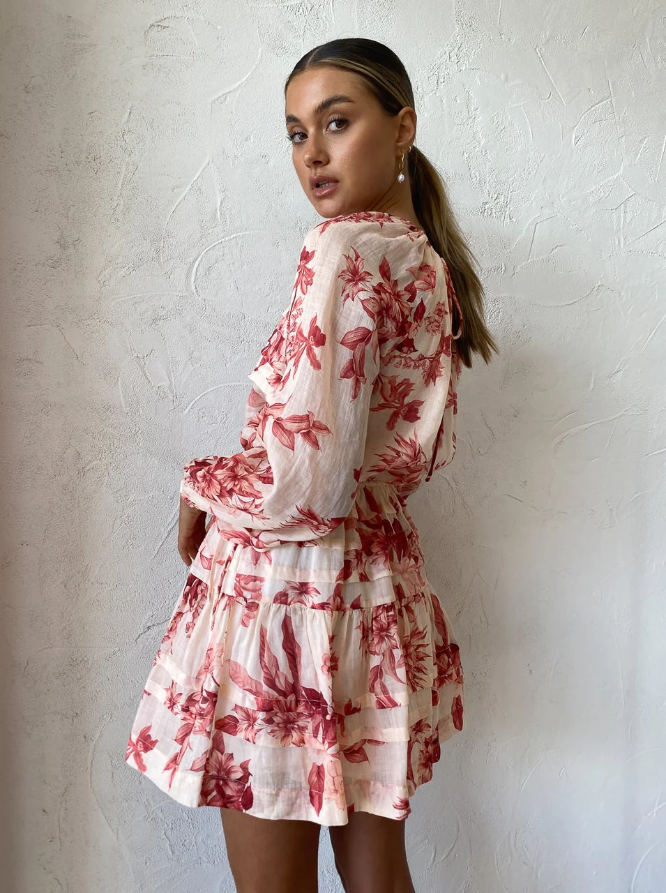 Issy Flourish Dress in Protea - Image 8