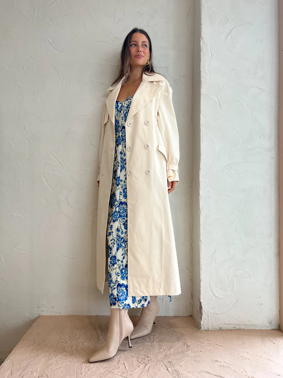 Issy Glimpse Dress in Bluebells - Image 12