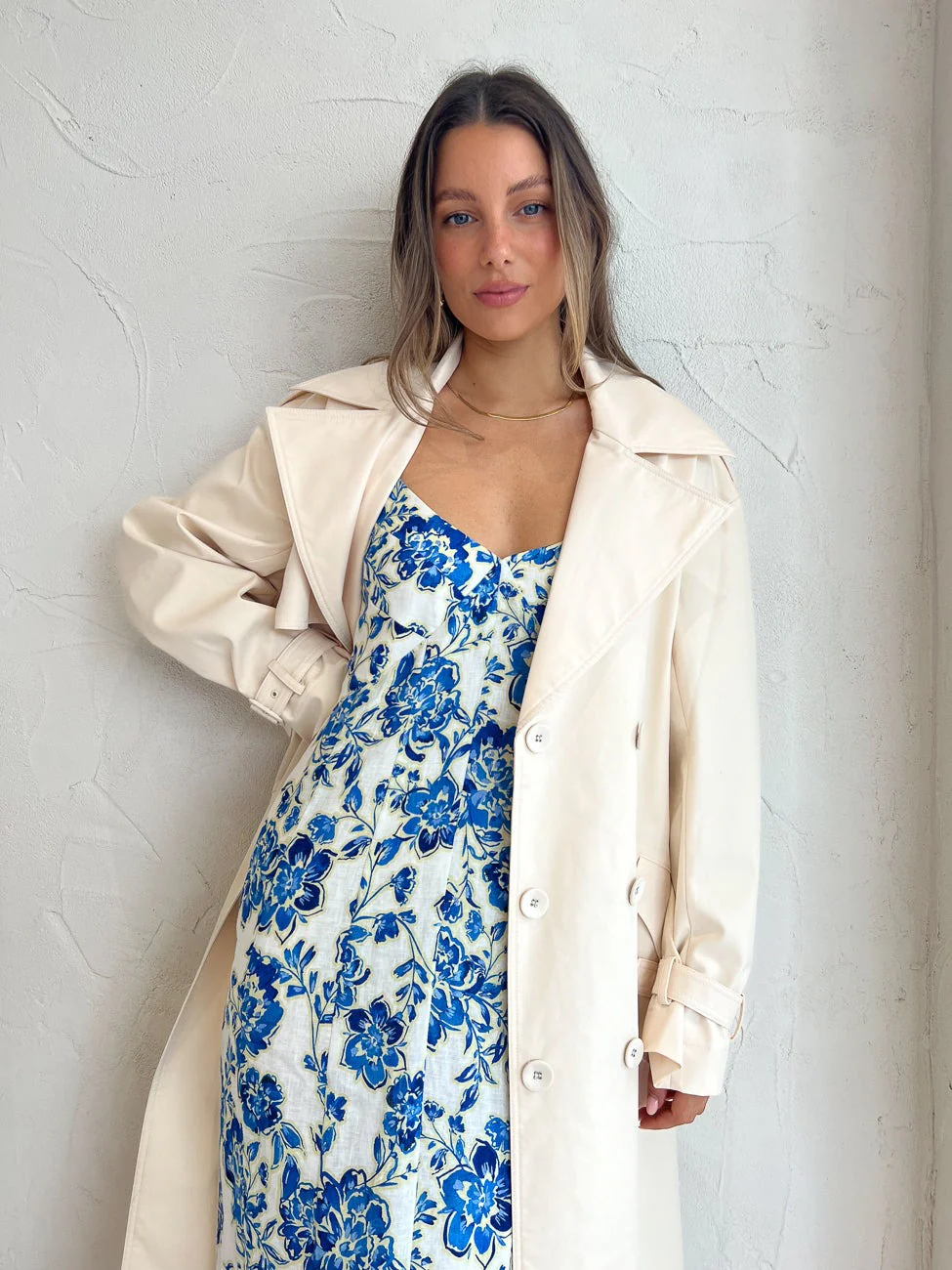 Issy Glimpse Dress in Bluebells - Image 3