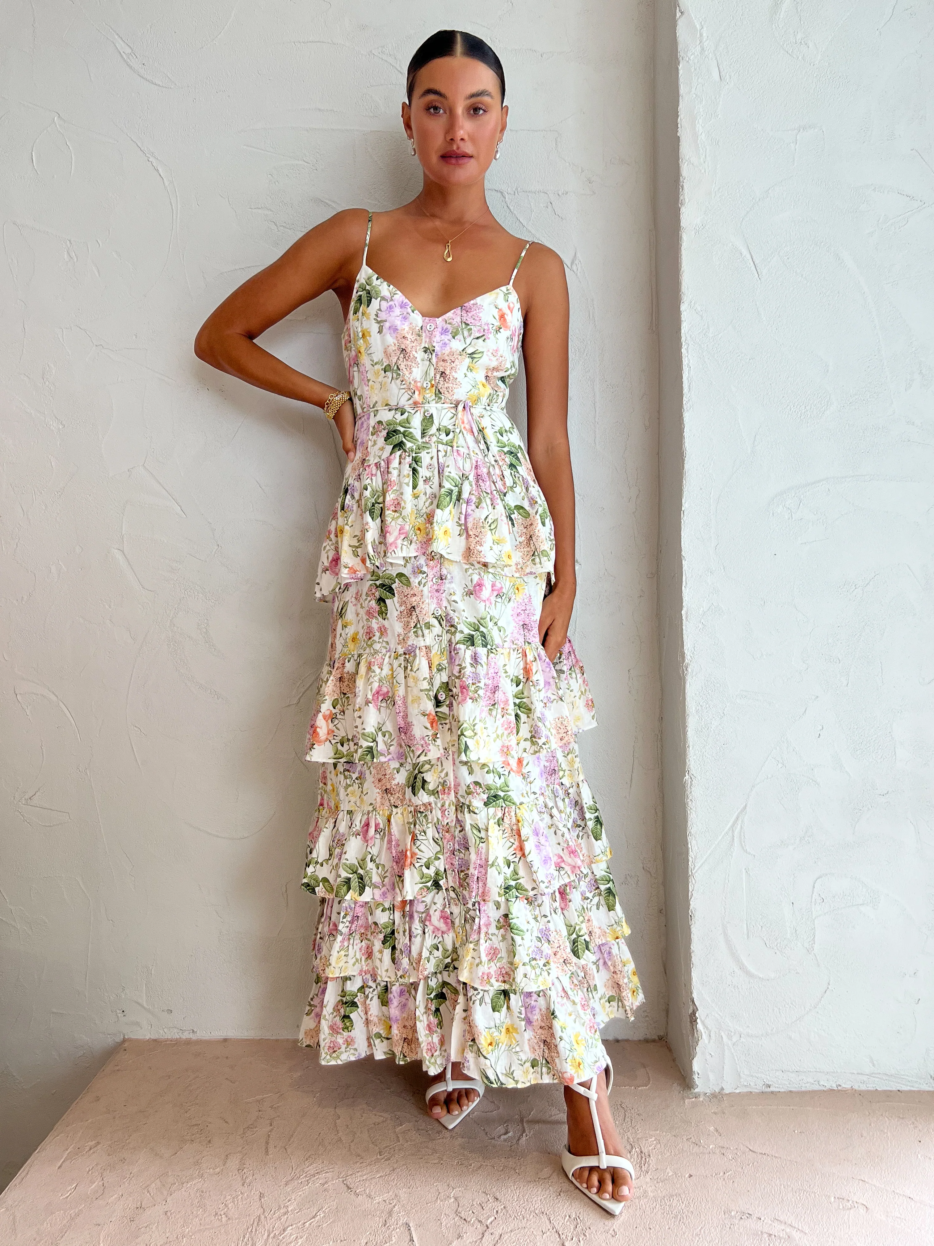 Issy Goldie Maxi Dress in Spring - Image 4