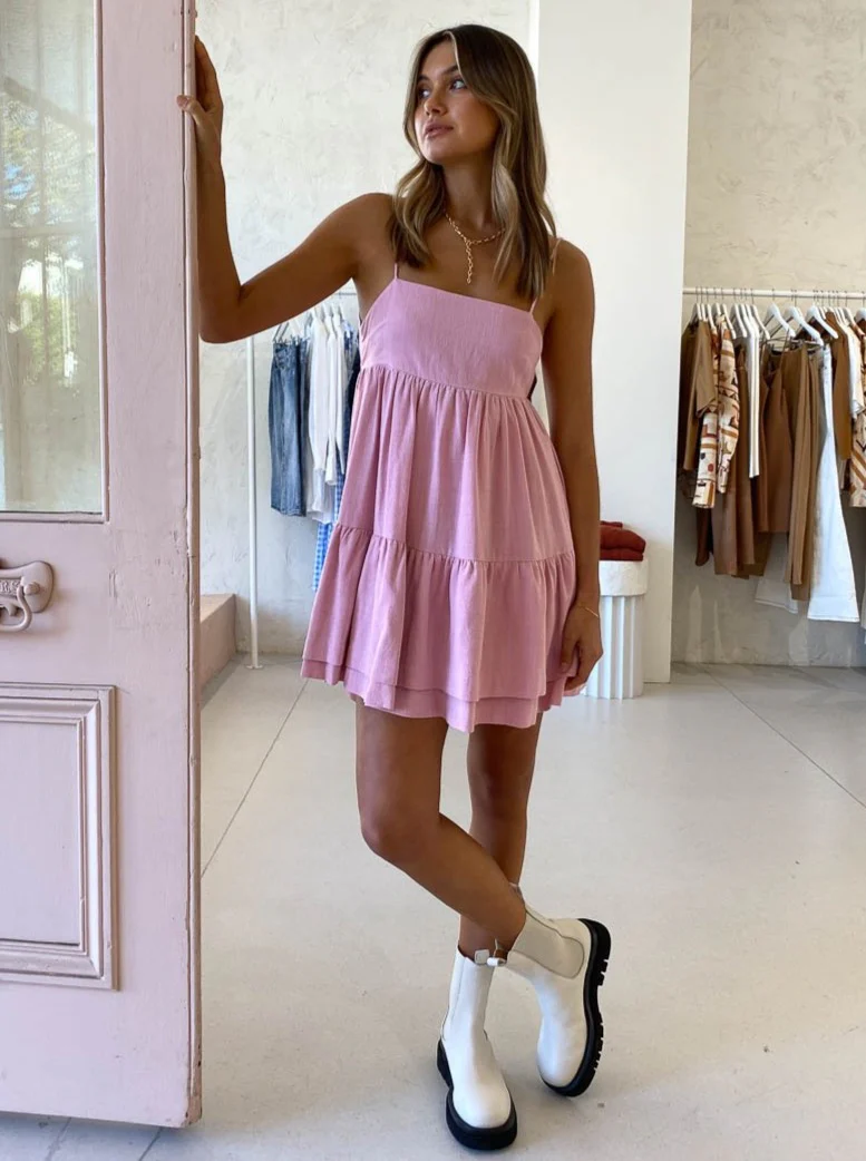 Issy Heat Wave Dress in Salt Water Taffy