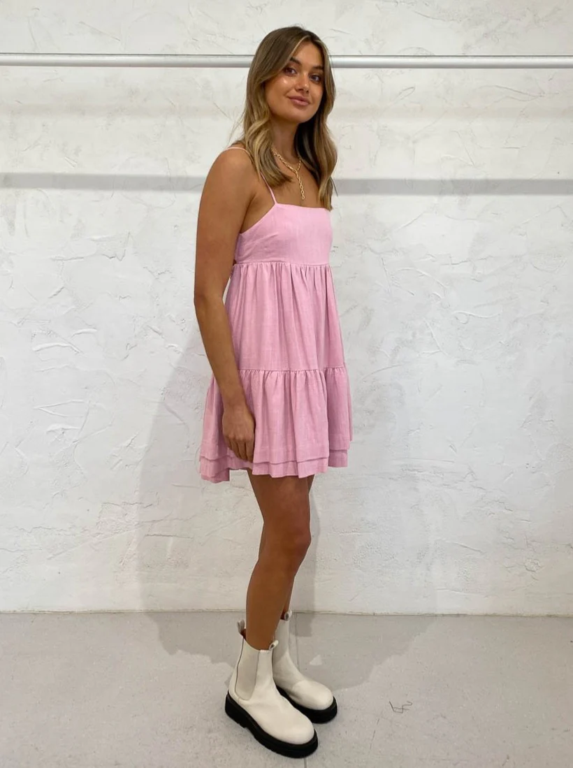 Issy Heat Wave Dress in Salt Water Taffy - Image 6