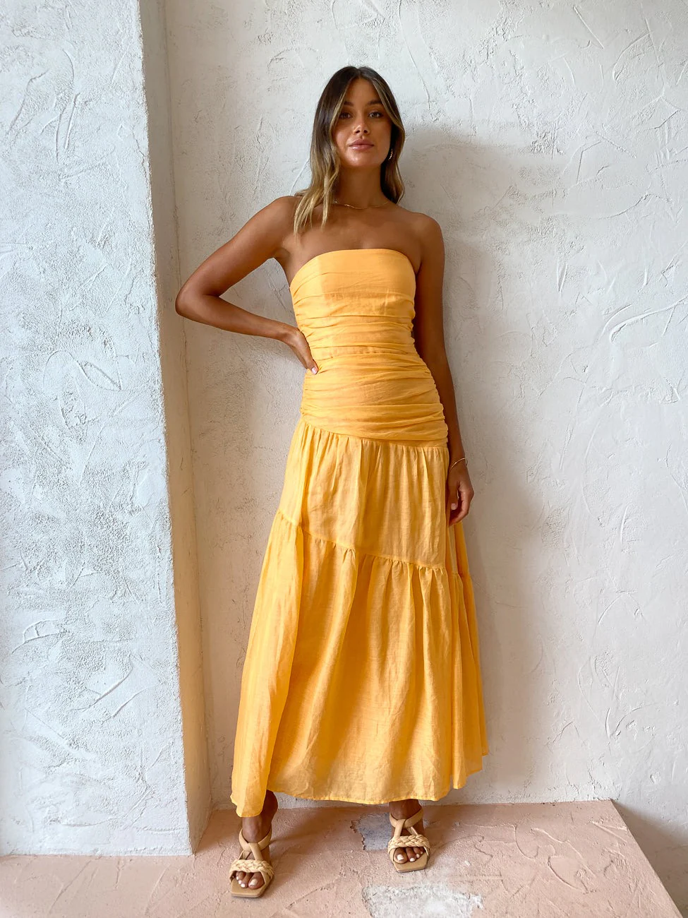 Issy Isles Dress in Orange Sorbet - Image 5
