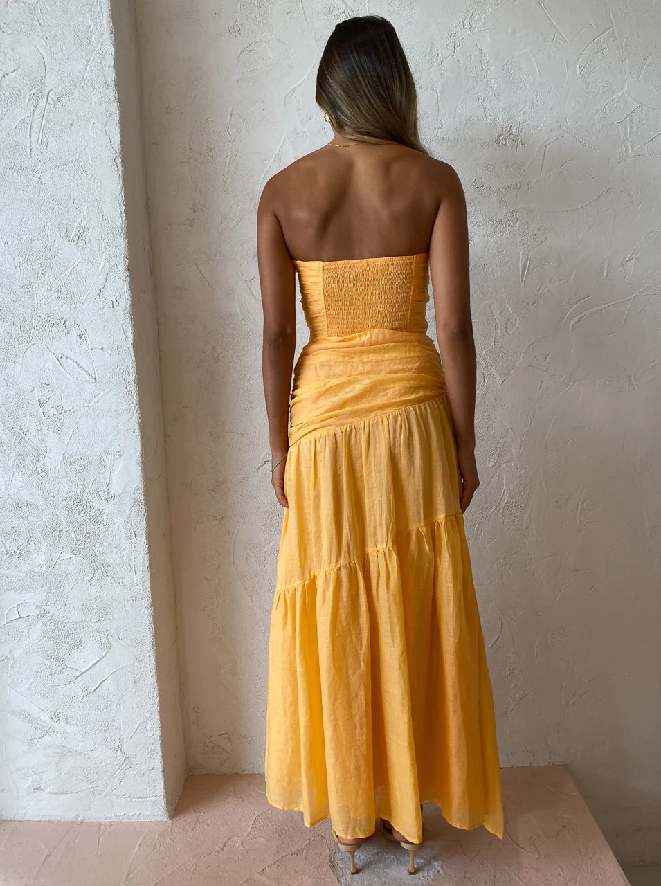 Issy Isles Dress in Orange Sorbet - Image 6