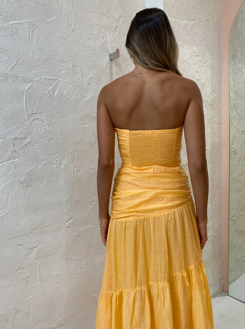 Issy Isles Dress in Orange Sorbet - Image 8